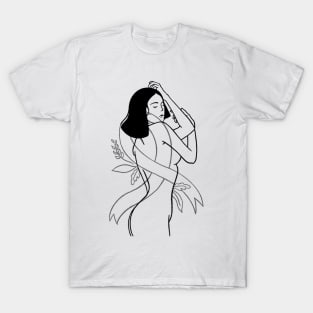 Siple Woman Design T-Shirt